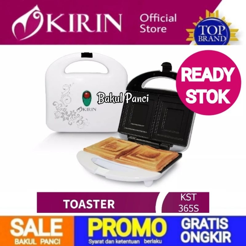 KIRIN TOASTER KST 365 / KST 365T - PEMANGGANG ROTI - SANDWICH TOASTER