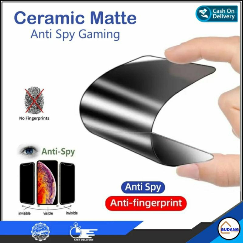 Anti Gores Ceramic Anti SPY VIVO Y91C Anti Gores