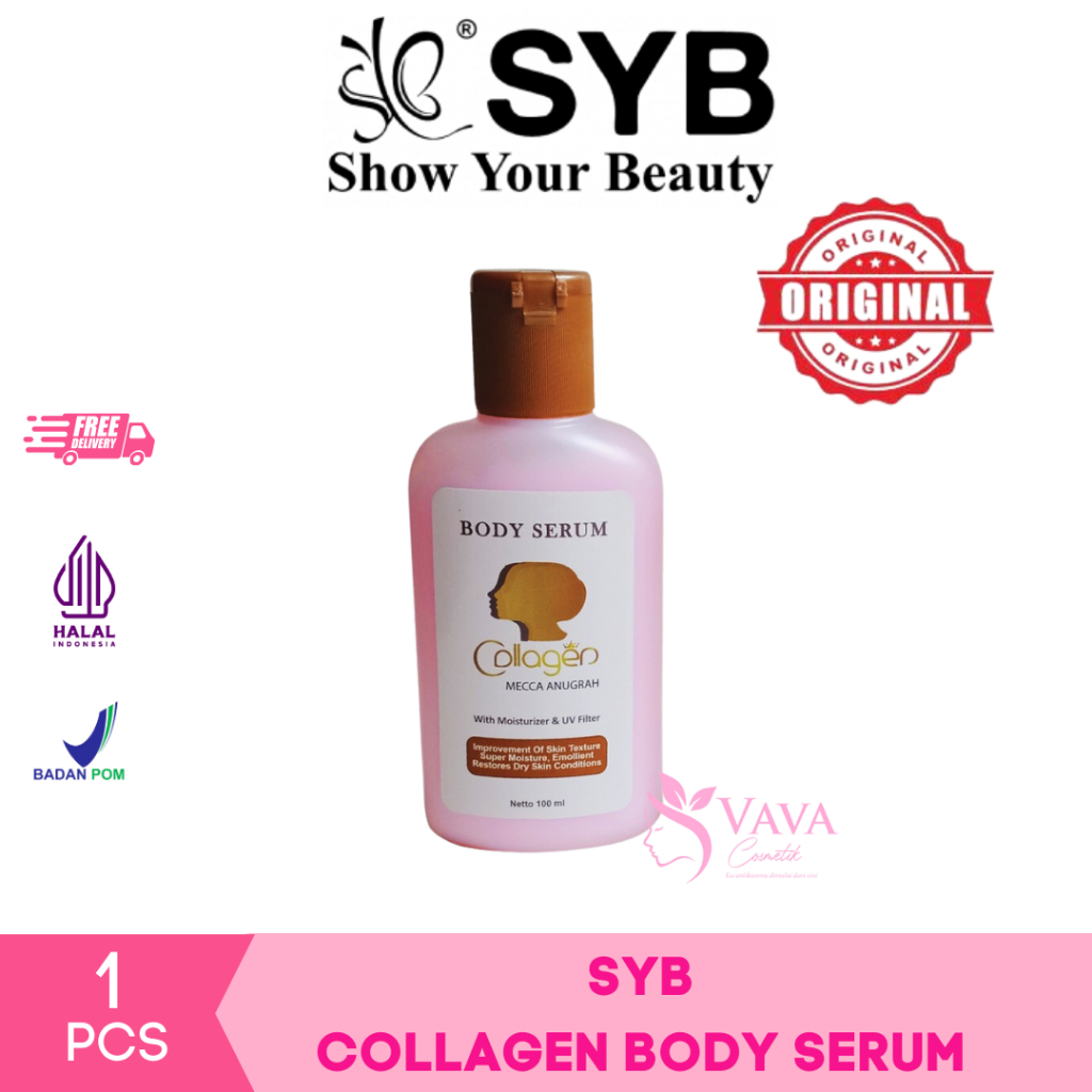 SYB Mecca Anugrah Body Serum With Collagen by SYB Original 100% - (Body Serum Mecca)