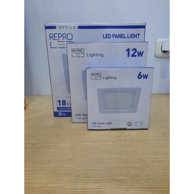 REPRO IB PANEL LED DOWNLIGHT KOTAK,LAMPU PLAFON LED DOWNLIGHT KOTAK 6W,12W,18W