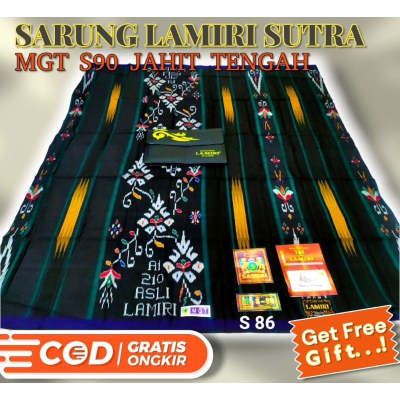 Sarung Lamiri S90 Mgt sisir 210, Sarung Lamiri Jahit Tengah Termurah