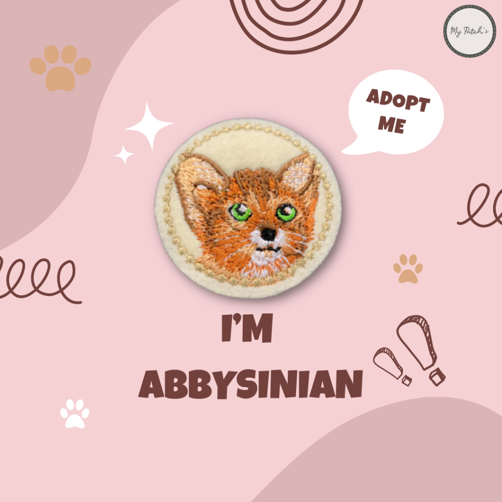 Abyssinian | Patchs Bordir | My Patchs