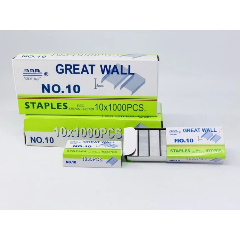 

Isi Staples Greatwall No.10 Original [ 1 PAK Kecil ]