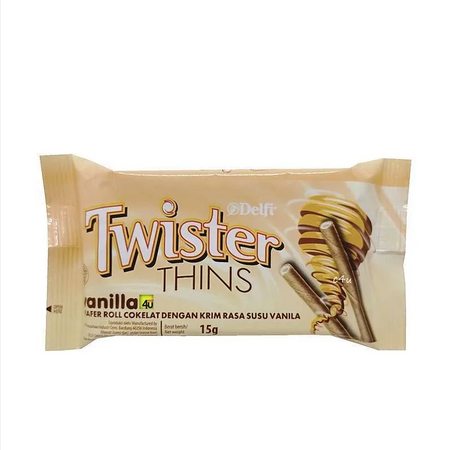 

TWISTER THINS VANILA 15 GRAM