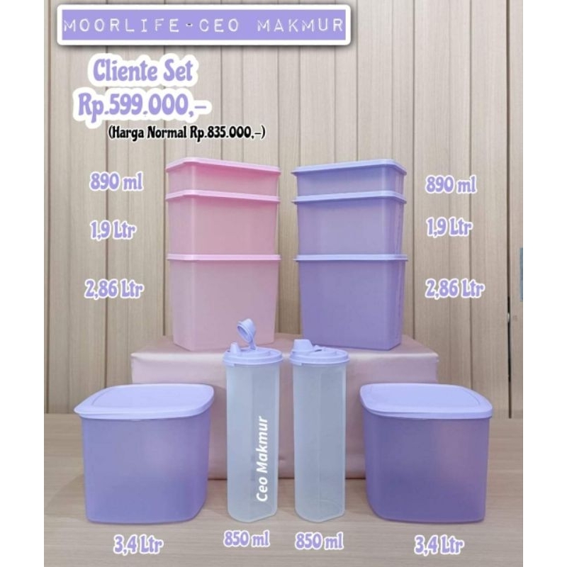 Moorlife - Clienta Set Moorlife 10 pcs