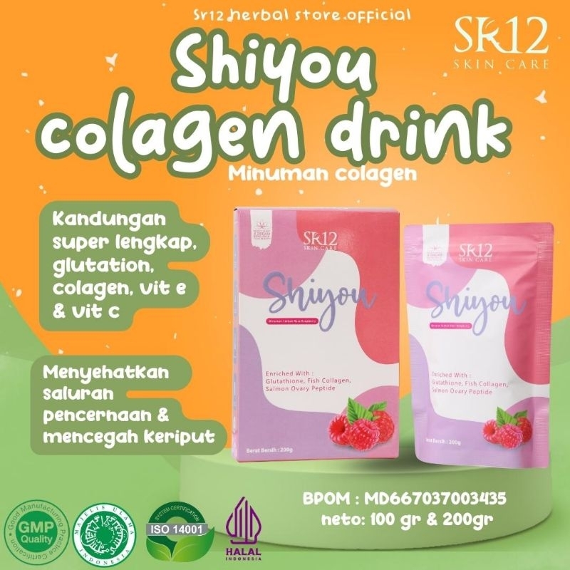 

SHIYOU KOLAGEN SR12 / DRING PEMUTIH WAJAH CEPAT / BPOM