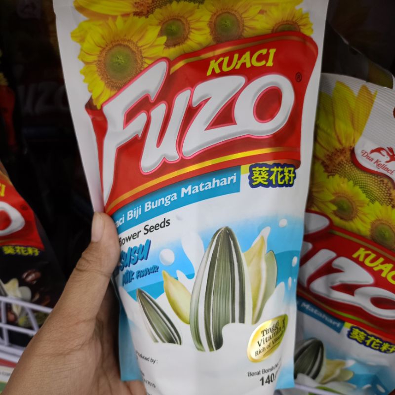 

Kuaci Fuzo Milk Flavor Kwaci Biji Bunga Matahari Rasa Susu Sunflower Seeds