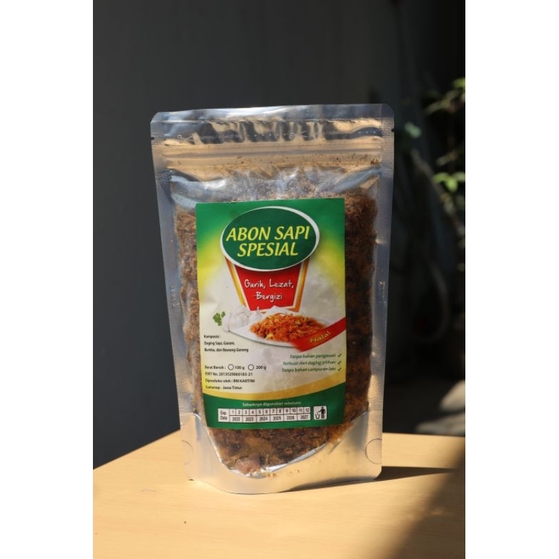 

(Ready stock) ABON SAPI Spesial Madura rasa original tanpa campuran dan bahan pengawet - 100 gram
