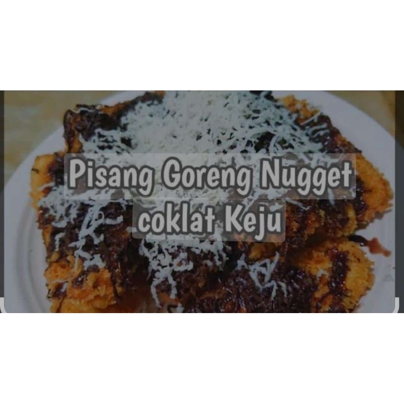 

pisang nugget cokelat keju