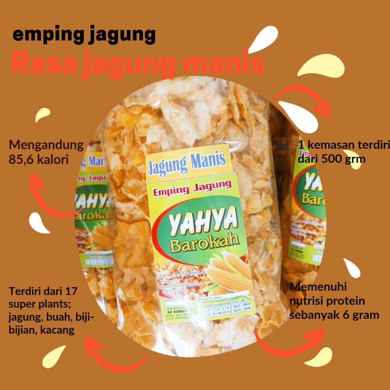 

sneak emping jagung manis