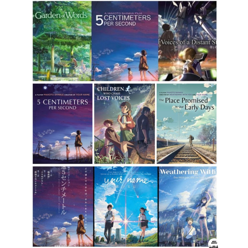 DVD Filmnya Makoto Shinkai Movies (LAPTOP)