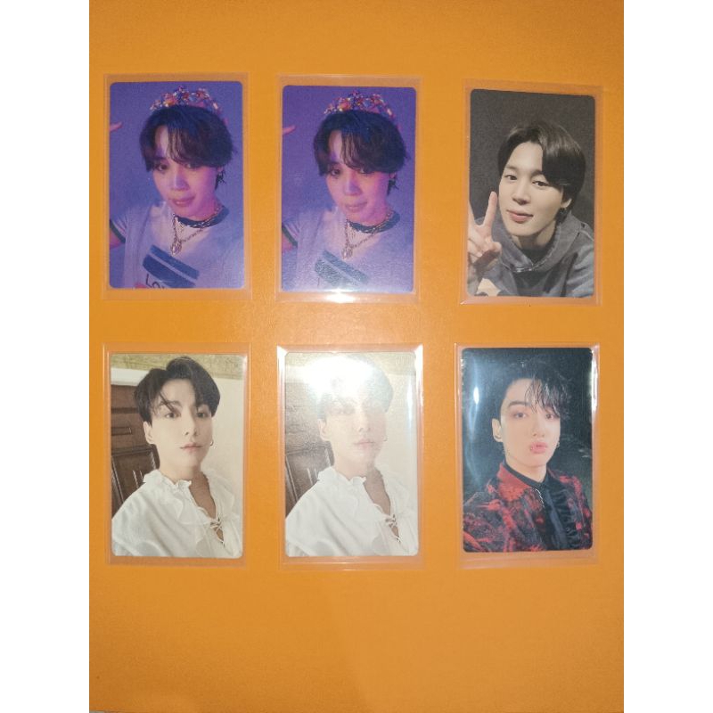 OFFICIAL Photocard BTS Jimin Jungkook - Jimin crown - Jungkook Bluray/BR Sowoozoo/swz - Jimin peace 