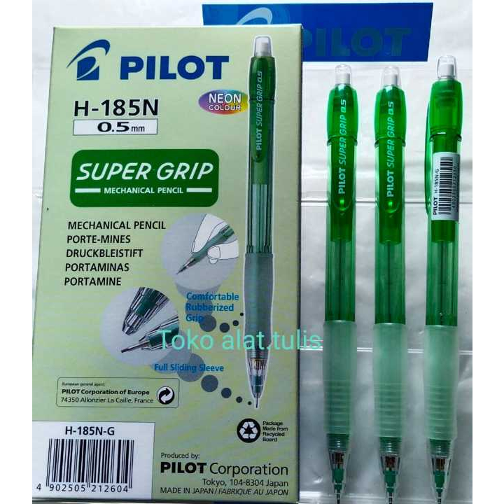 

PENCIL MEKANIK PILOT H 185 1 LSN 12 PCS