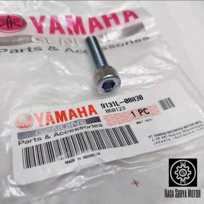 Baut L kleman stang setir segitiga atas Vixion old NVL 9131L-08030 ORI YGP