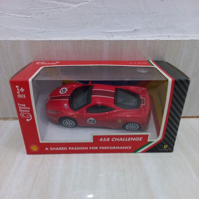 SHELL DIECAST FERRARI 458 CHALLENGE (MISB) LIMITED EDITION