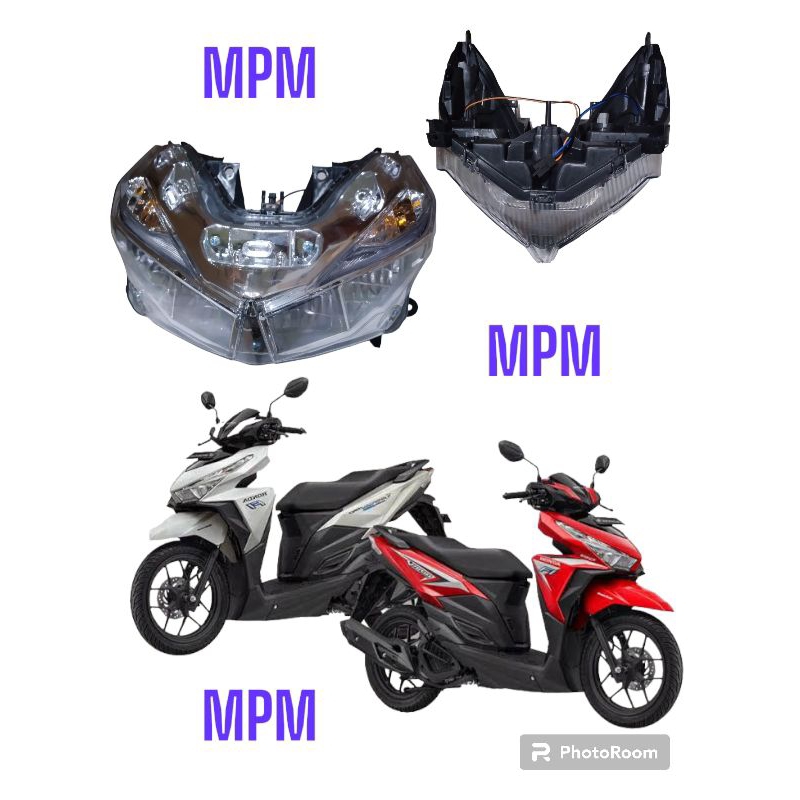REFLEKTOR LAMPU DEPAN VARIO 125 FI / VARIO 150 LED 2015 2016 2017 TENSHI