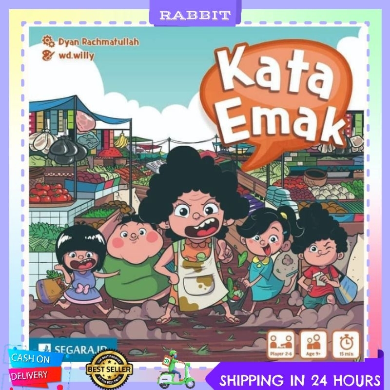 [COD]✅ READY-BOARD GAME KATA EMAK ORIGINAL PERMAINAN KARTU