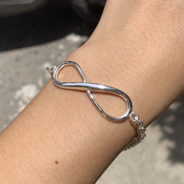 Rantai Tangan Infinity PERAK 10 gram