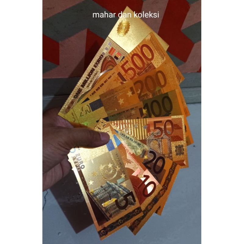 ECER SOUVENIR GOLD FOIL EURO
