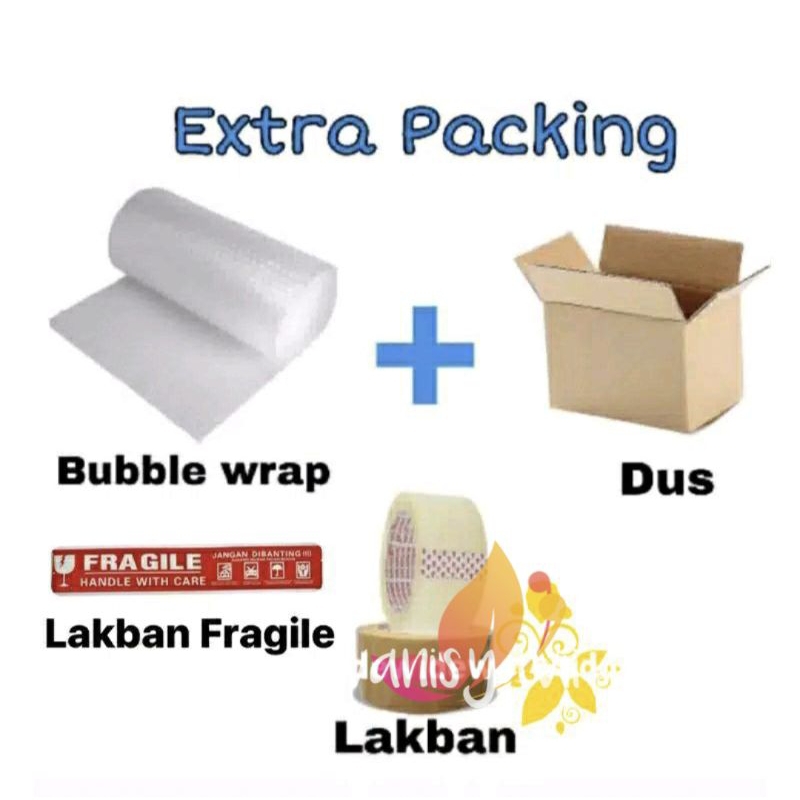 

EXTRA BUBBLE WRAP + KARDUS