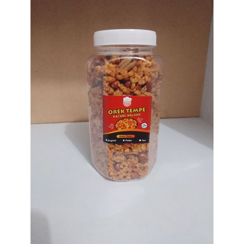 

Orek tempe kacang / teri balado 350 gram