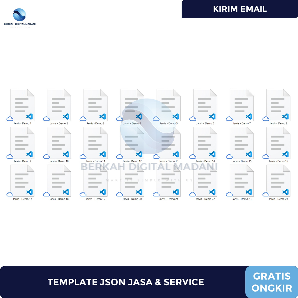 Template Json Jasa dan Service