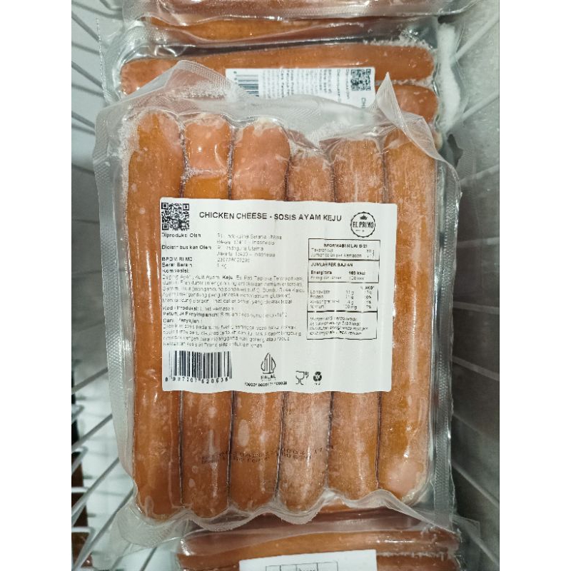 

Sosis Chicken Cheese Elprimo 1kg