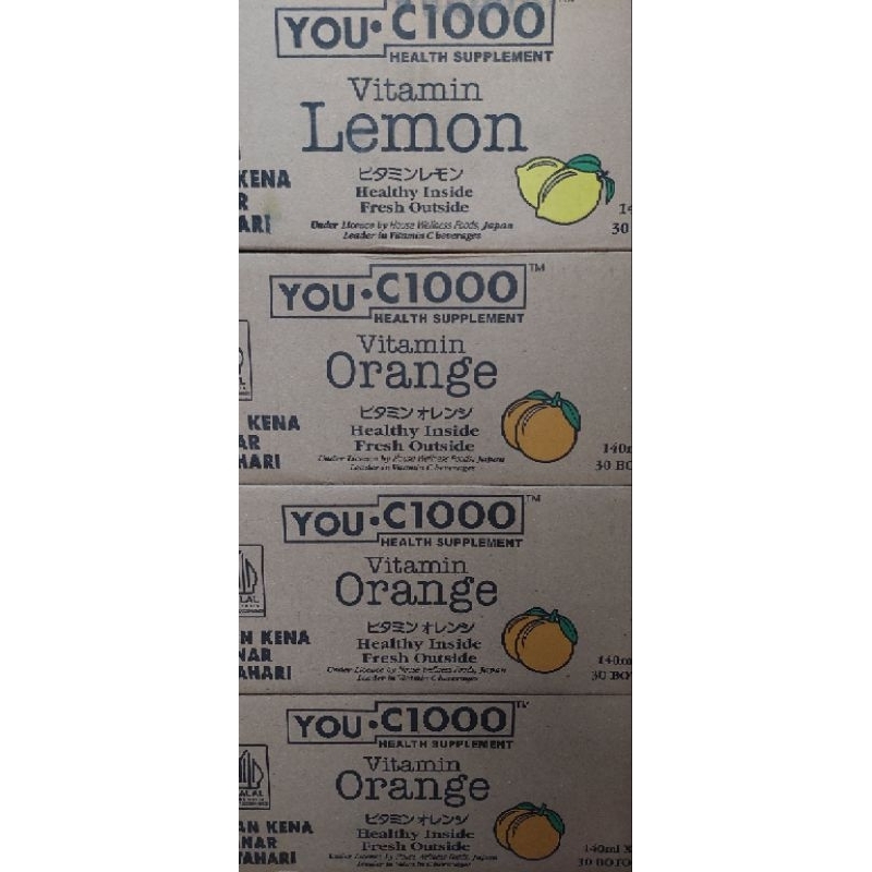 You C1000 Orange dan Lemon 1 Dus isi 30