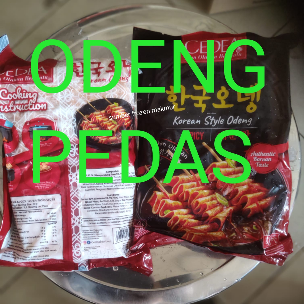 

Odeng pedas 480gr cedea. sumber frozen makmur