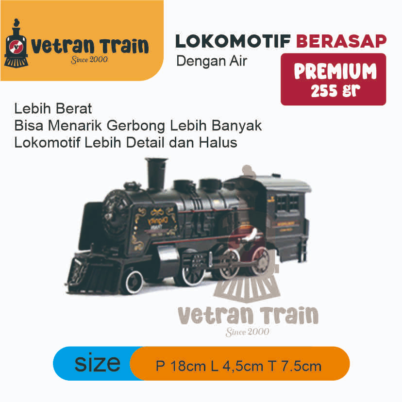 Kereta Mainan BESAR untuk Dewasa dan anak-anak Kereta Vetran Train kereta untuk youtuber , kereta ma