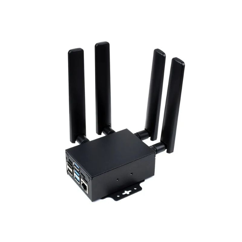 Raspberry Pi 4b Ram 4Gb + HAT + DW5821e + Case