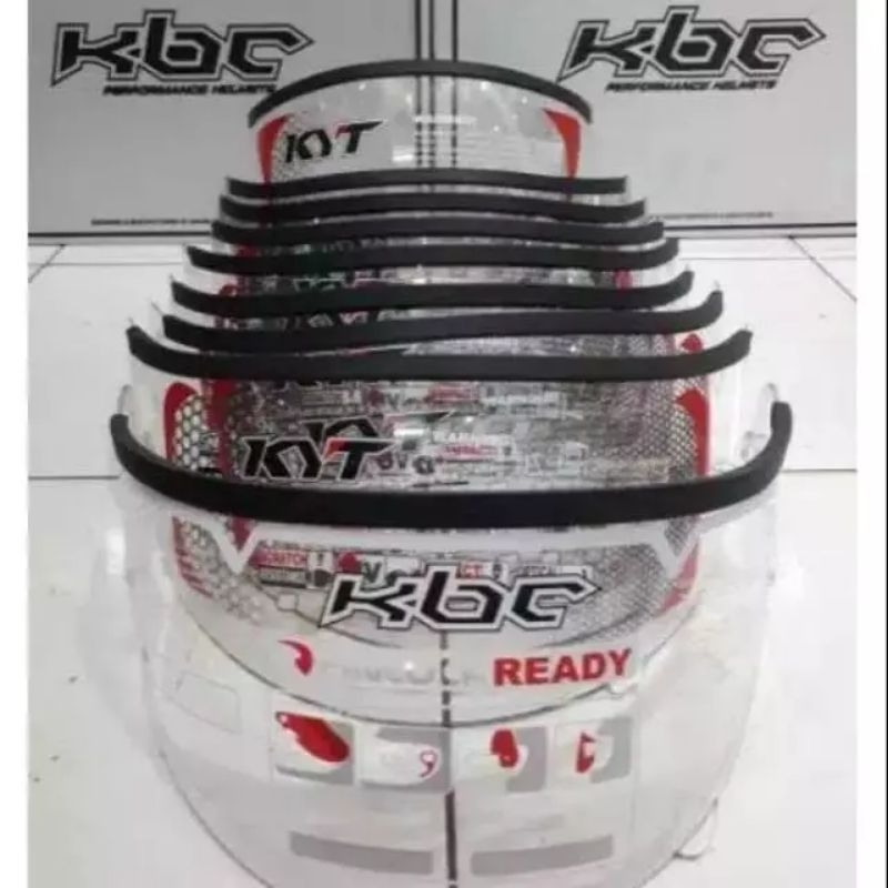 Talang air kaca helm/visor universal untuk semua jenis helm pnp kbc kyt nhk  ink mds list karet