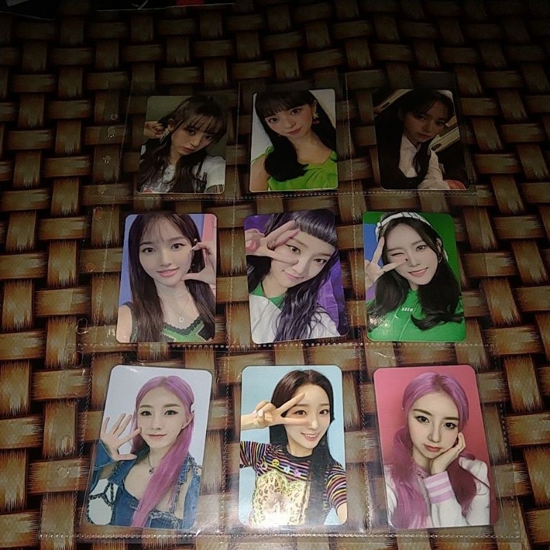 photocard PC Girl Group album Kep1er Weeekly Lightsum Mashiro, Junhyeon, Hina, Soojin, Soeun, Monday