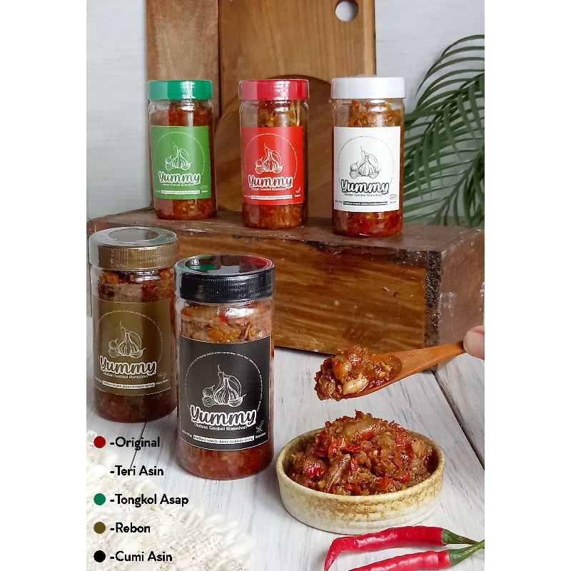 

Sambal Botol Cumi/teri/tongkol/rebon/ori