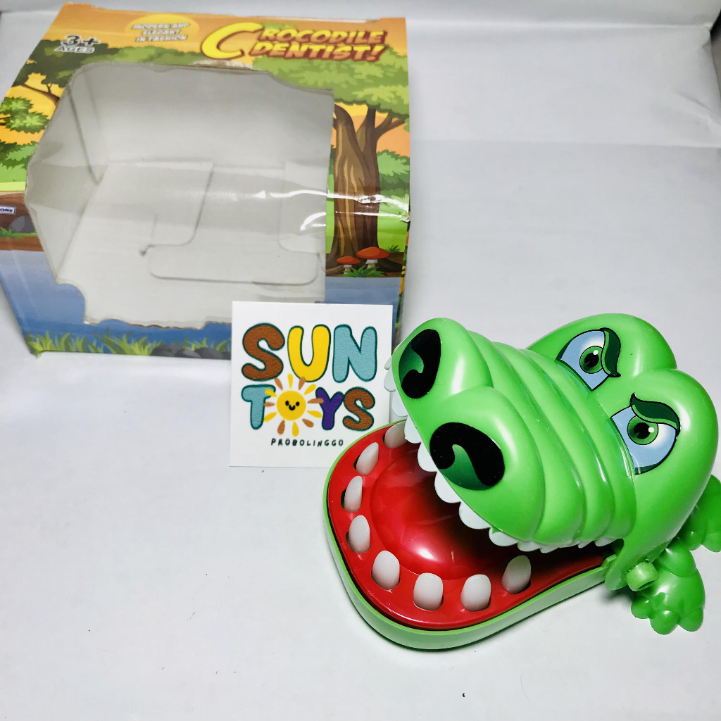 ☀ SUN ☀ Mainan Buaya Gigit Mini (Crocodile Dentist)