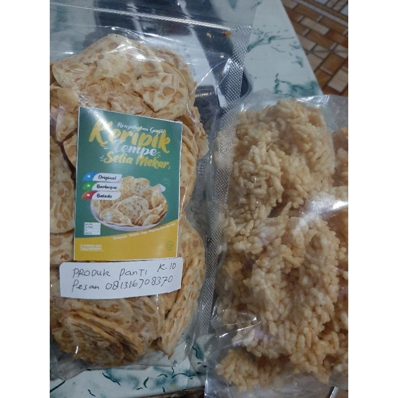 

cemilan kripik tempe