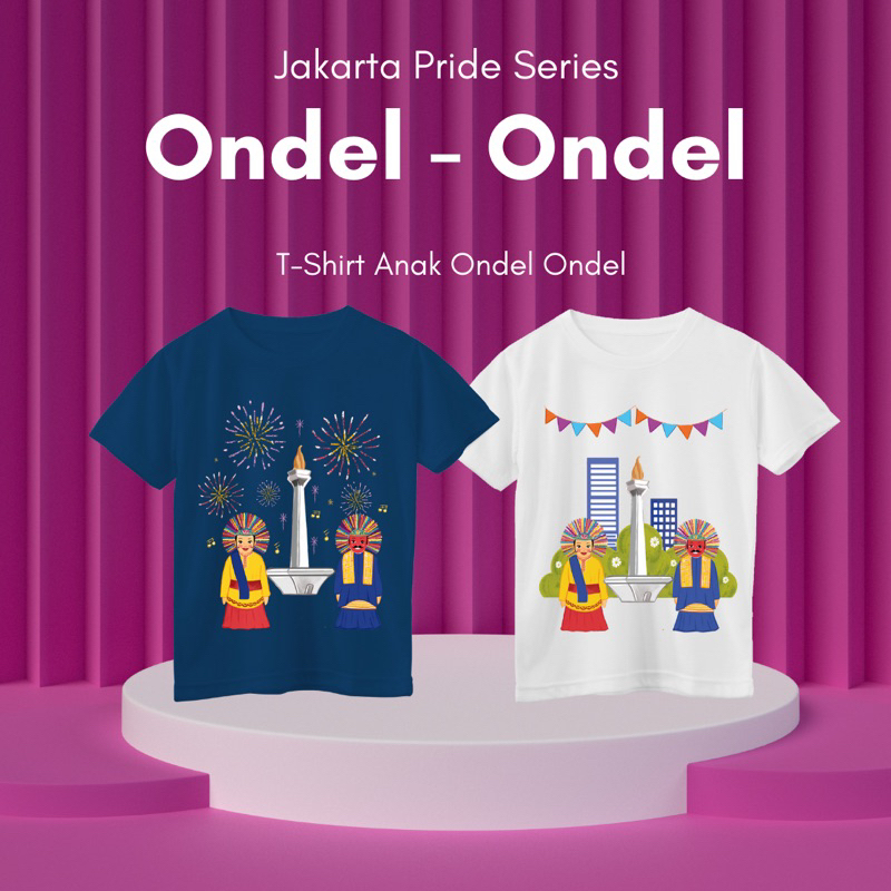 Kaos Anak Ondel Ondel