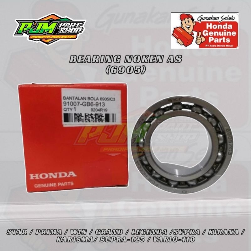 Bearing Klaher Laher Noken As 6905 C3 AHM - Prima Star Grand Legenda Supra Fit New Karisma Kirana Su