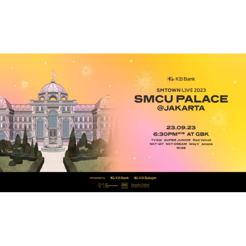 TIKET KONSER SMTOWN CAT 3 23 SEPTEMBER 2023