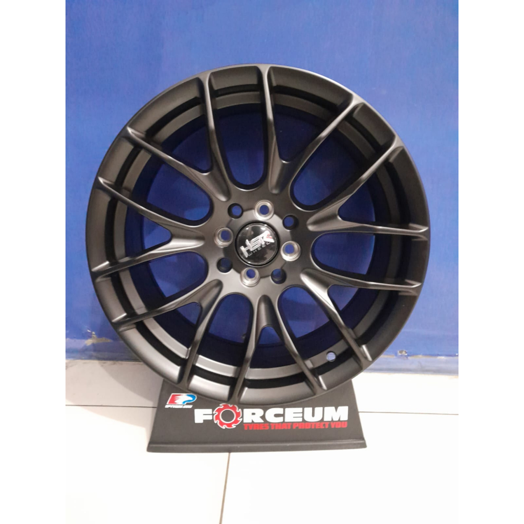 Velg Mobil Ring 17 HSR OSTER lubang baud 4x100/114  pelek r17 cocok untuk Mobil Mitsubishi Lancer Mi