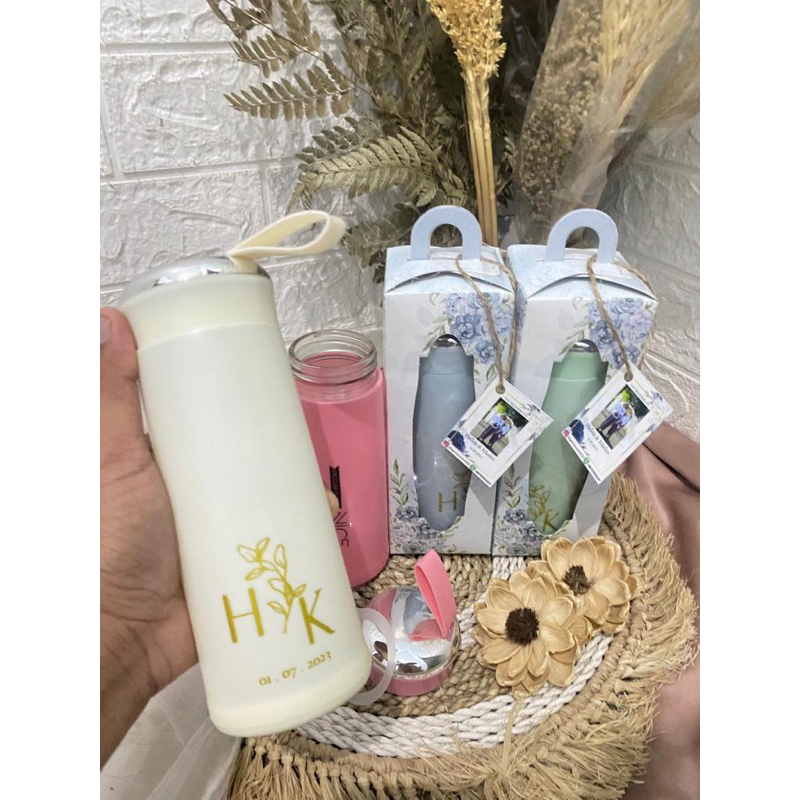 SOUVENIR TUMBLER NICE PLUS SABLON CUSTOM / Souvenir Botol Nice Sablon / Souvenir Botol Minum Nice Sa