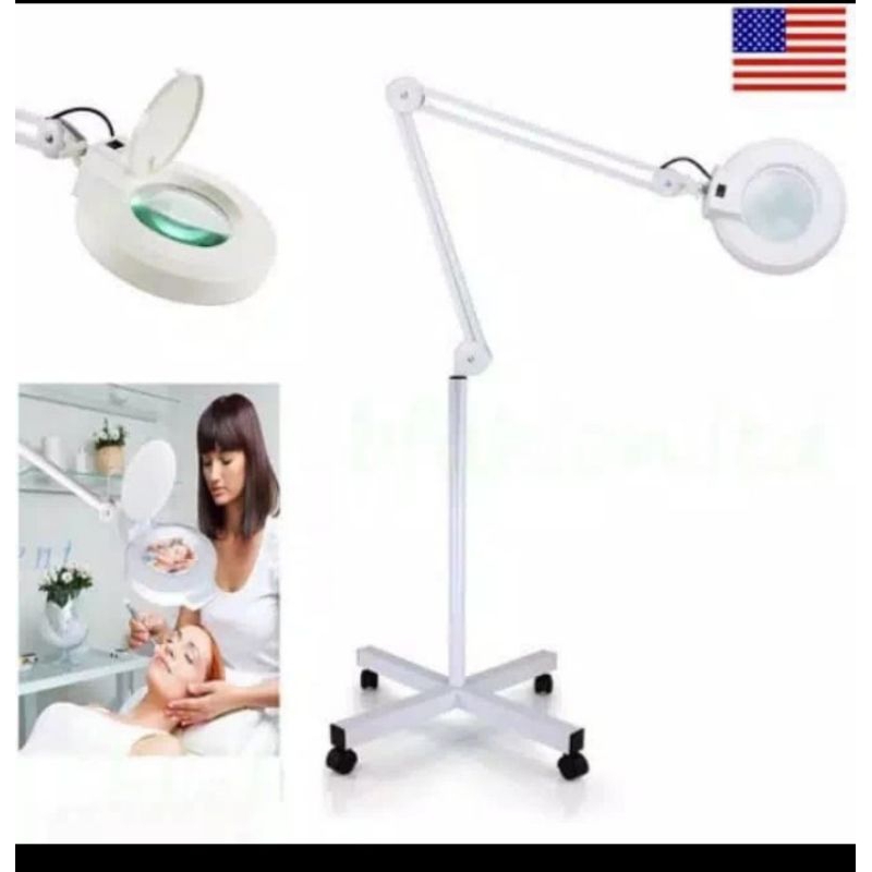 lampu facial kaca pembesar led