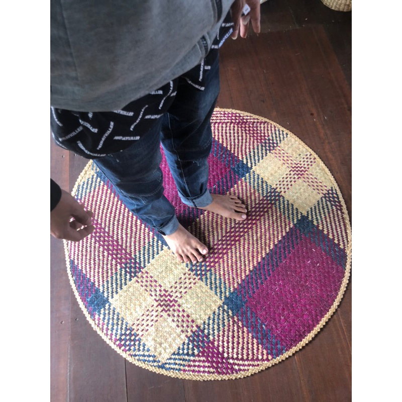 Rug/karpet purun bulat 80 cm
