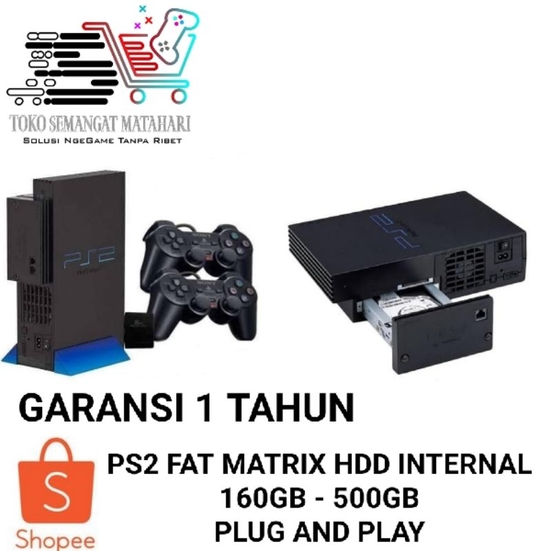 Ps2 Fat Matrix Hardisk Internal 500GB