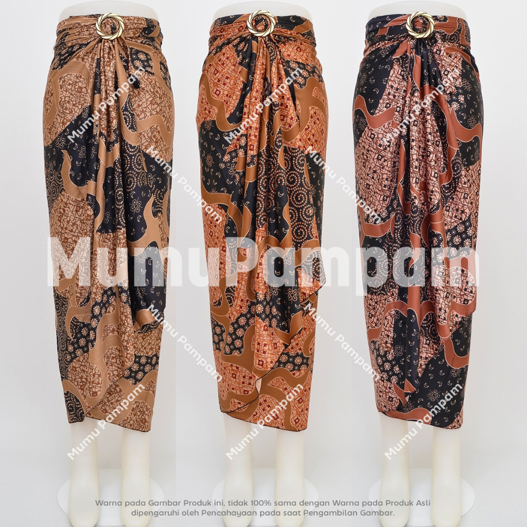 Rok Batik Kebaya Kain Lilit Bawahan Kebaya Wisuda Modern Rok Plisket Span Wiru Jumbo Premium Pakaian