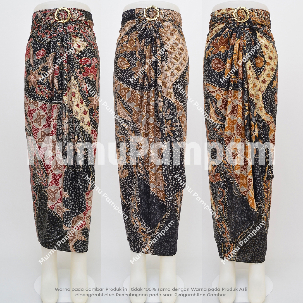 Rok Bawahan Kebaya Modern Kain Lilit Batik Kebaya Wisuda Rok Plisket Span Wiru Jumbo Premium Pakaian