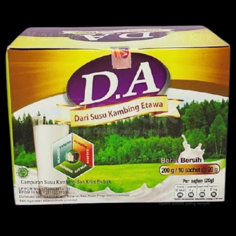 

Susu Kambing Etawa (80%) D.A PLUS KOLOSTRUM 100% Original Product