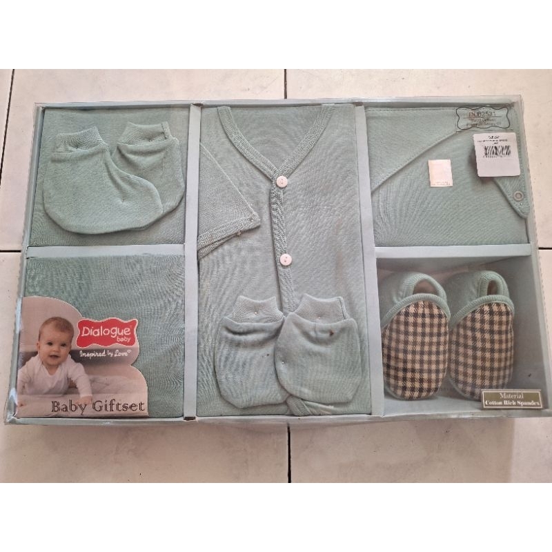 dialogue baby gift set DLB2531 mint