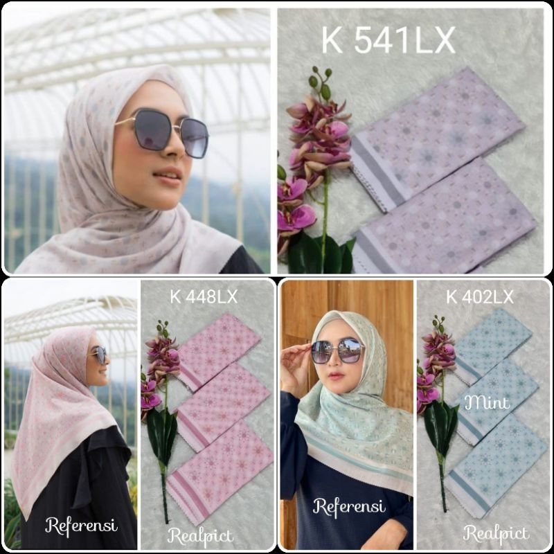 Jilbab segiempat voal motif lasercut hijab motif premium (harga grosir)