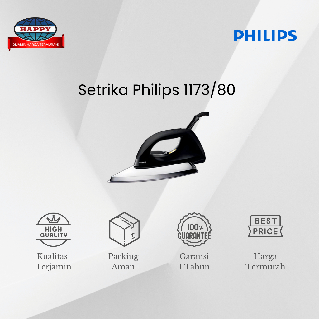 Setrika Philips 1173 Anti Lengket 350W